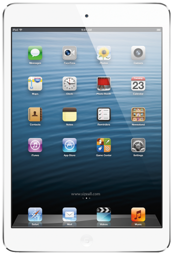 Apple iPad Mini - Wi-Fi, 16 GB, Silver