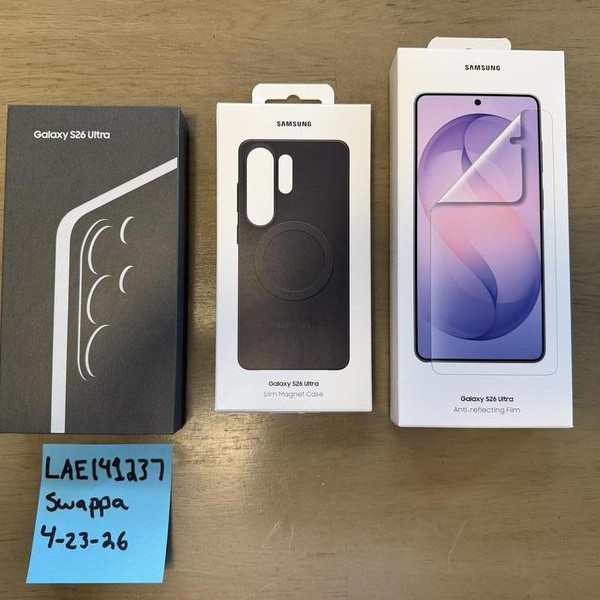 Samsung Galaxy S26 Ultra - Unlocked, 256 GB, Black, 12 GB, SM-S948U1