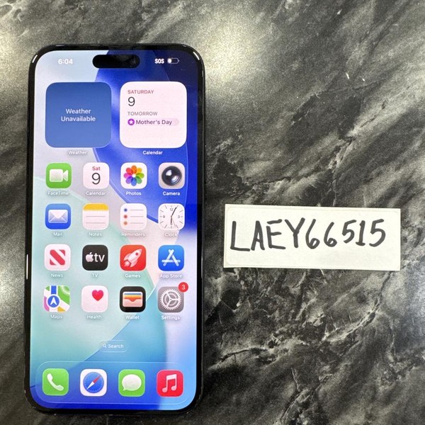 Apple iPhone 15 Plus - Unlocked, 128 GB, Black, A2847