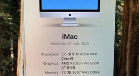 Mint
													iMac 2020 27" Retina 5K - I9, 1 TB, 64 GB, photo 3 of 9