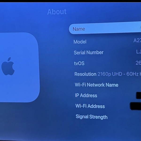 Apple TV 4k 3rd Gen (2022) - 64 GB, Wi-Fi