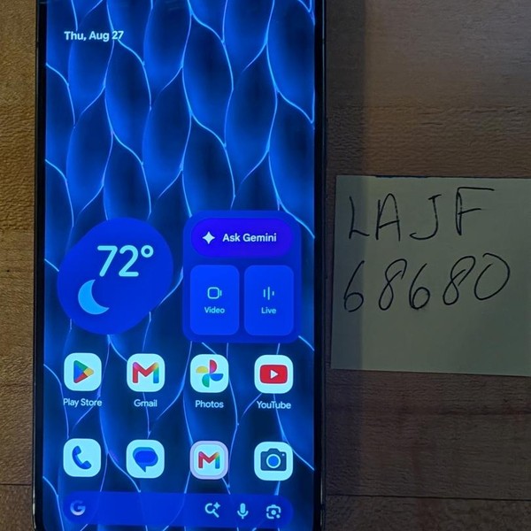 Google Pixel 10 Pro - Unlocked, 128 GB, Obsidian, G4QUR