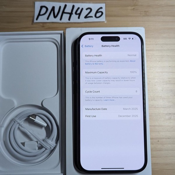 Apple iPhone 15 - T-Mobile, 128 GB, Black, A2846