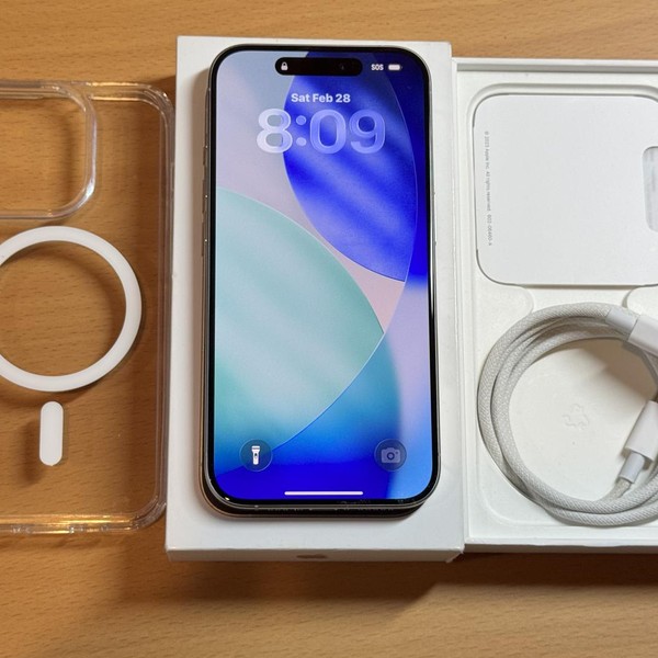 Apple iPhone 15 Pro - Unlocked, 128 GB, White, A2848