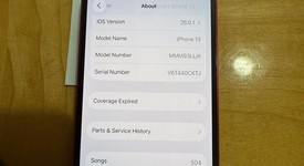 Good
													Apple iPhone 13 - Unlocked, Red, 128 GB, A2482, photo 1 of 17