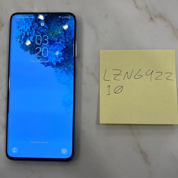 Samsung Galaxy S20 5G - Verizon, 128 GB, Gray, 8 GB, SM-G981V UW