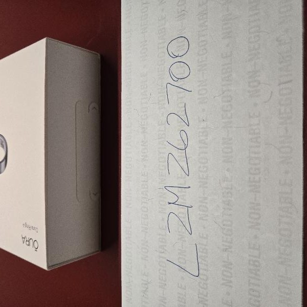 Oura Ring Gen 4 - Black, Size 8