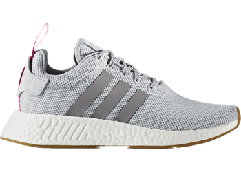 adidas NMD R2 Grey Shock Pink (Women's) for sale