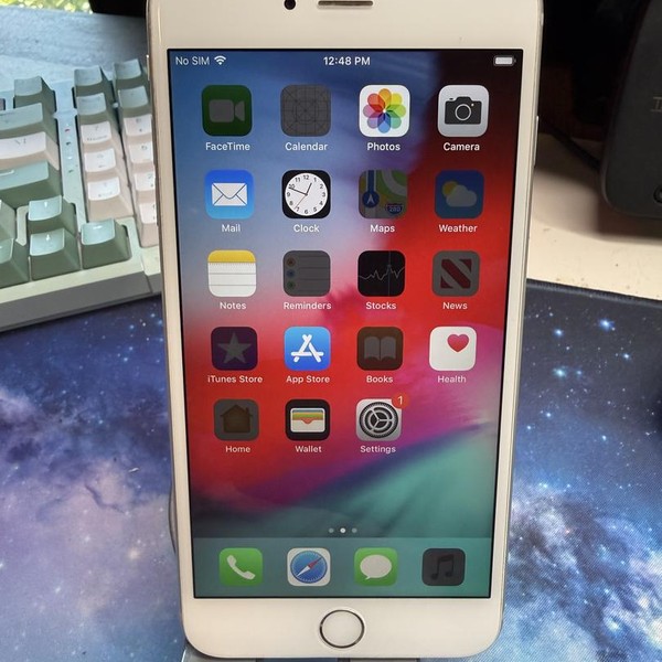 Apple iPhone 6S Plus - Unlocked, 64 GB, Silver, A1687