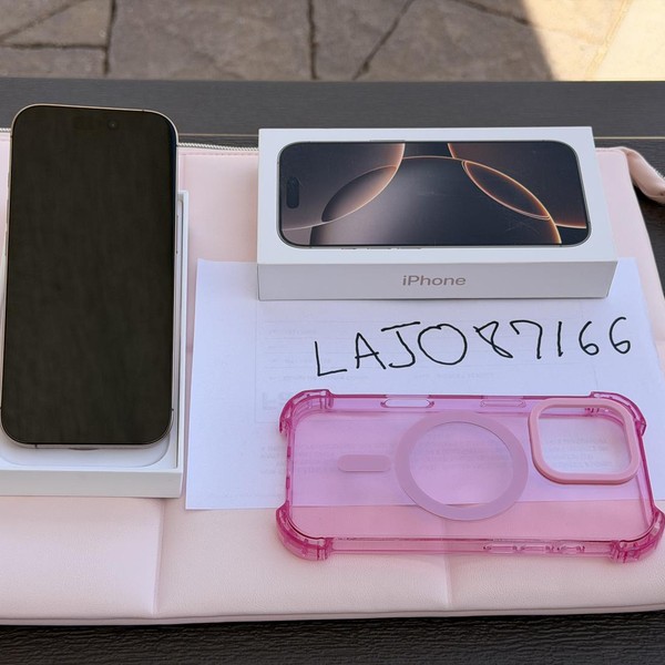 Apple iPhone 16 Pro - Unlocked, 256 GB, Desert, A3083