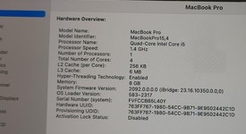 Good
													MacBook Pro 2019 - 13" - I5, Gray, 128 GB, 8 GB, photo 5 of 10