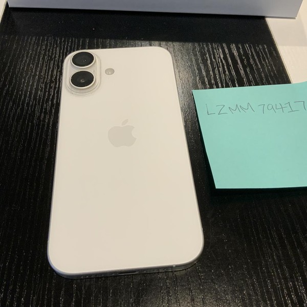 Apple iPhone 16 - Unlocked, 128 GB, White, A3081
