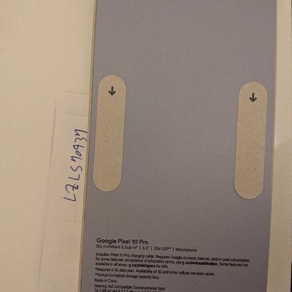 Google Pixel 10 Pro - Unlocked, 256 GB, Moonstone, G4QUR