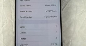 Good
													Apple iPhone 15 Pro - Unlocked, Black, 512 GB, A2848, photo 4 of 10