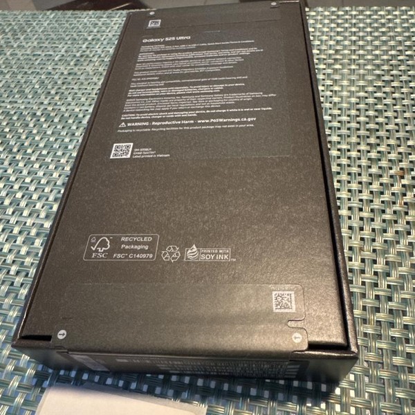 Samsung Galaxy S25 Ultra - Unlocked, 1 TB, Jetblack, 12 GB, SM-S938U1