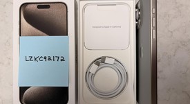 Good
													Apple iPhone 15 Pro Max - Unlocked, Natural, 256 GB, A2849, photo 4 of 9