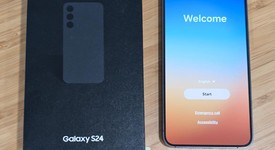 Good
													Samsung Galaxy S24 - Unlocked, Gray, 256 GB, 8 GB, SM-S921U1, photo 1 of 9