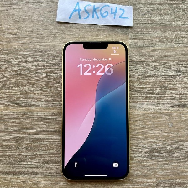 Apple iPhone 14 - Unlocked, 256 GB, Yellow, A2649