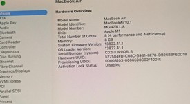 Good
													MacBook Air 2020 - 13" - Apple M1, Gray, 512 GB, 8 GB, photo 4 of 11