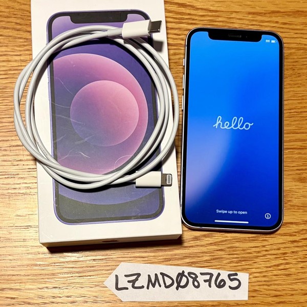 Apple iPhone 12 Mini - Unlocked, 64 GB, Purple, A2176