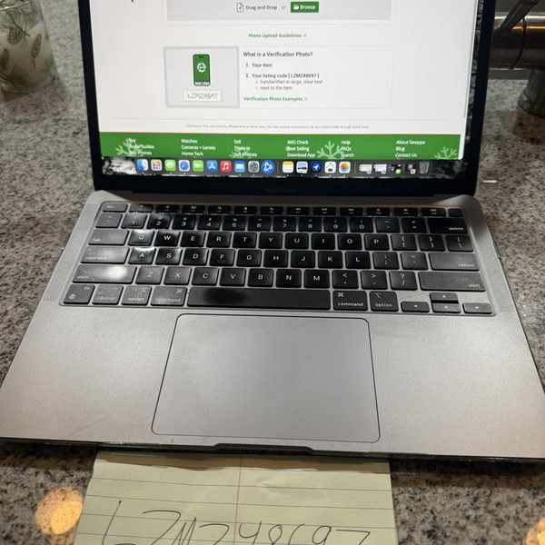 MacBook Air 2020 - 13 inch - 256 GB, Silver, 8 GB, Apple M1