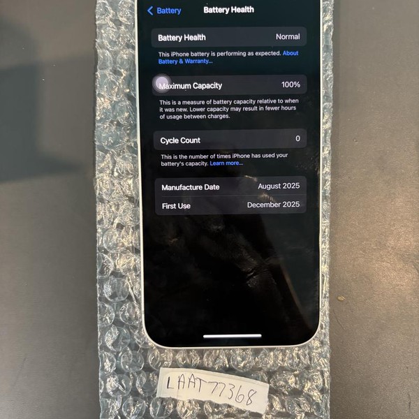 Apple iPhone 16e - AT&T, 128 GB, White, A3212