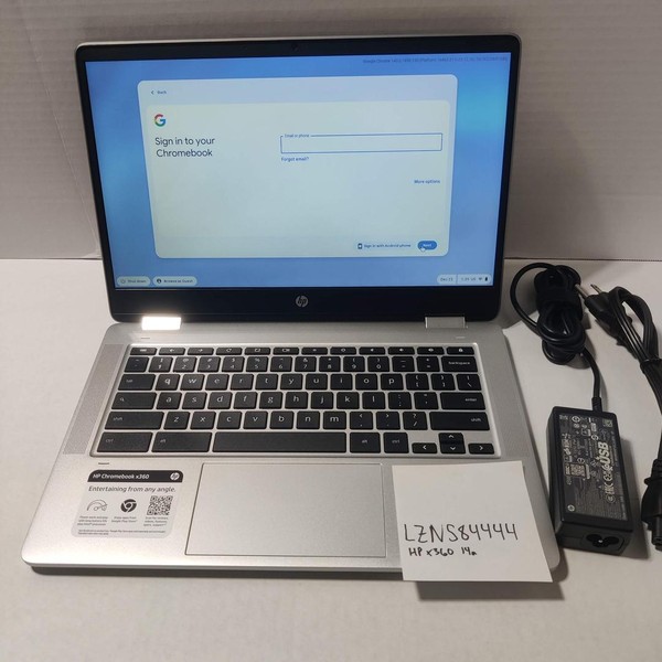 HP Chromebook X360 14a - 64 GB, Silver, 4 GB, Intel Pentium