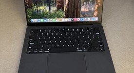 Good
													MacBook Pro Late 2023 (M3) - 14" - Apple M3 Pro 12-core, Black, 1 TB, 18 GB, 18-core GPU, photo 1 of 8