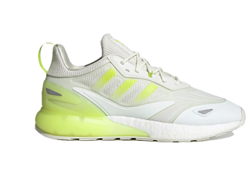 adidas ZX 2K Boost 2.0 White Semi Solar Slime for sale