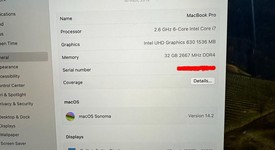 Good
													MacBook Pro 2019 - 16" - I7, Silver, 512 GB, 32 GB, photo 2 of 9