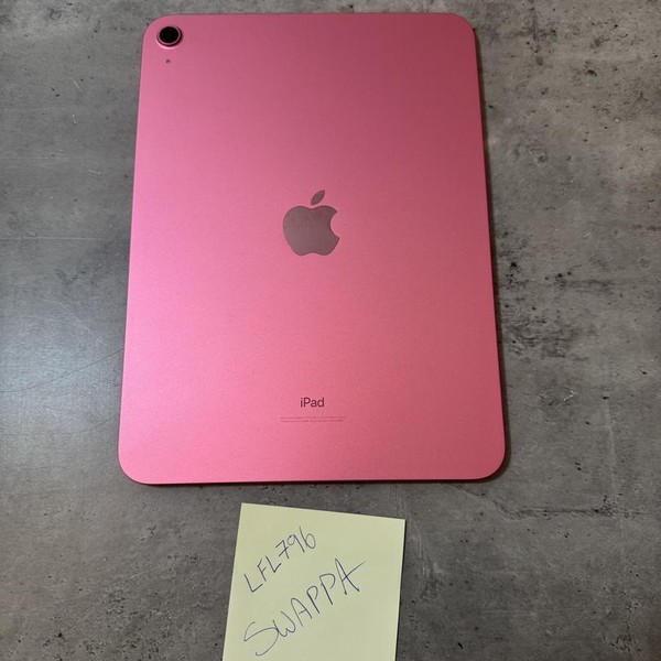 Apple iPad 10th Gen - Wi-Fi, 256 GB, Pink, A2696