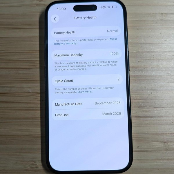 Apple iPhone 16 - Unlocked, 128 GB, Black, A3081
