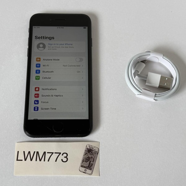 Apple iPhone SE 3rd Gen 2022 - Unlocked, 64 GB, Midnight, A2595