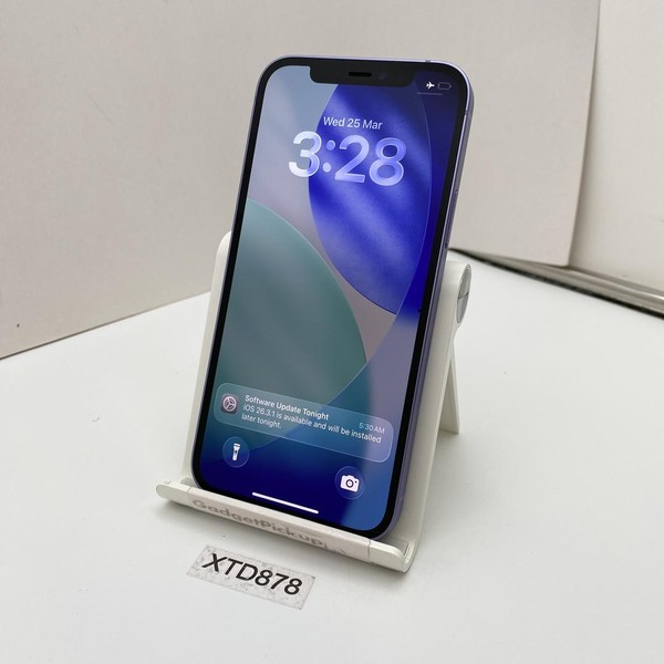 Apple iPhone 12 - Unlocked, 128 GB, Purple, A2172
