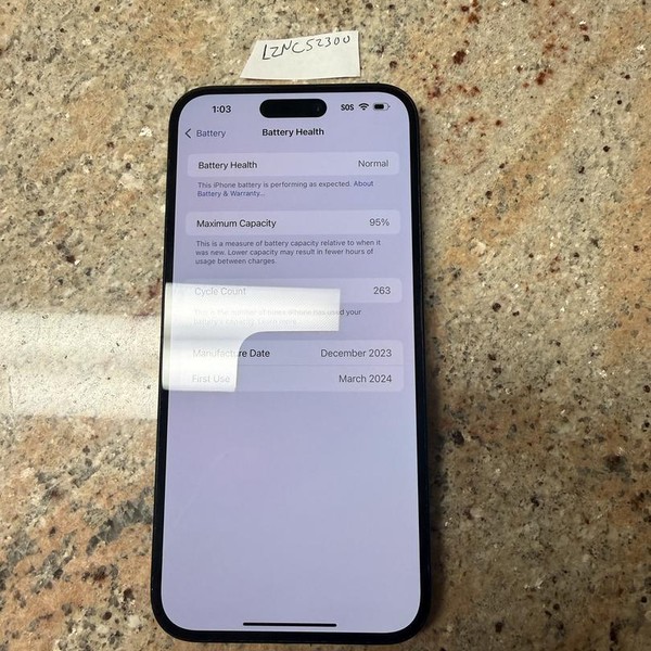 Apple iPhone 15 Plus - Unlocked, 256 GB, Black, A2847