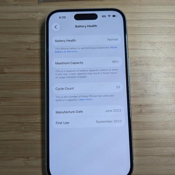 Apple iPhone 15 - Unlocked, 128 GB, Black, A2846