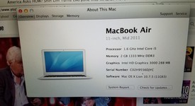Good
													MacBook Air 2011 - 11" - Silver, 64 GB, 2 GB, photo 2 of 11