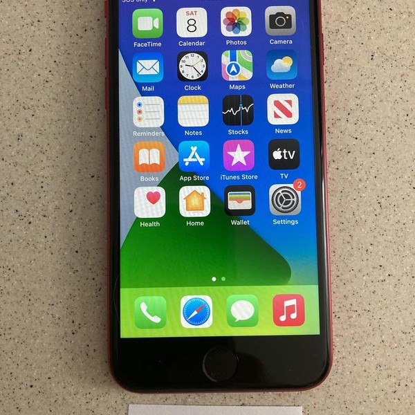 Apple iPhone SE 2nd Gen 2020 - TracFone, 64 GB, Red, A2275