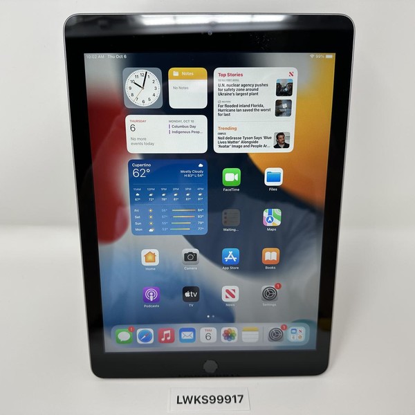 Apple iPad 5th Gen - Wi-Fi, 32 GB, Gray, A1822