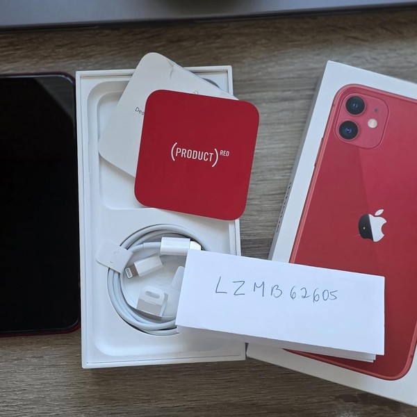 Apple iPhone 11 - Unlocked, 128 GB, Red, A2111