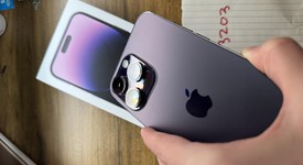 Apple スマートフォン 本体 デュアルカメラ Apple iPhone 14 Pro Max - T-Mobile, Purple, 128GB, A2651