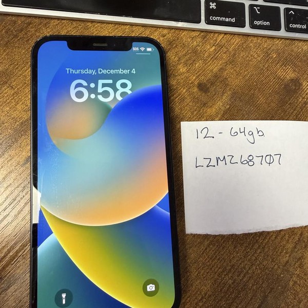 Apple iPhone 12 - Unlocked, 64 GB, Black, A2172