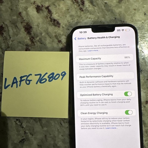 Apple iPhone 13 Pro Max - Unlocked, 256 GB, Graphite, A2484