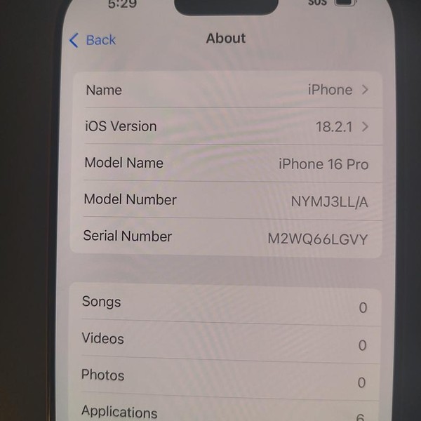 Apple iPhone 16 Pro - Unlocked, 256 GB, Desert, A3083