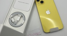 Mint
													Apple iPhone 14 - Unlocked, Yellow, 128 GB, A2649, photo 1 of 6