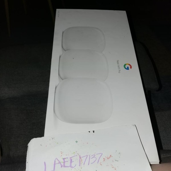 Google Nest Wifi Pro 6e Mesh Router - Snow, 3-Pack