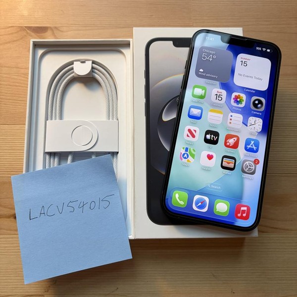 Apple iPhone 16e - Unlocked, 128 GB, Black, A3212