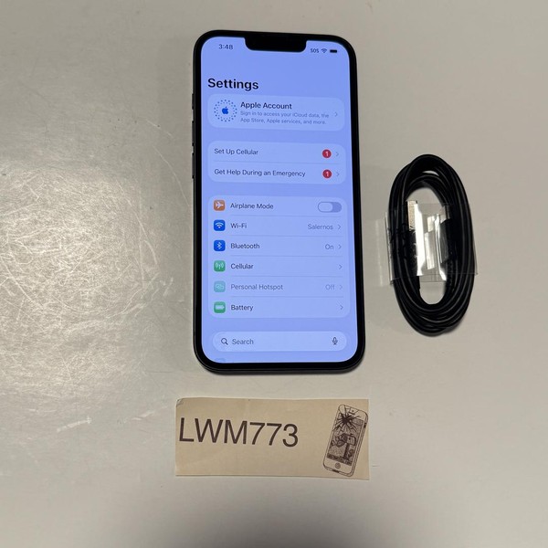 Apple iPhone 16e - Unlocked, 128 GB, Black, A3212