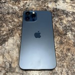 Good Apple iPhone 12 Pro Max - Unlocked, 128 GB, Pacific Blue, A2342
