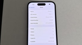 Good
													Apple iPhone 14 Pro - Unlocked, Purple, 256 GB, A2650, photo 1 of 12